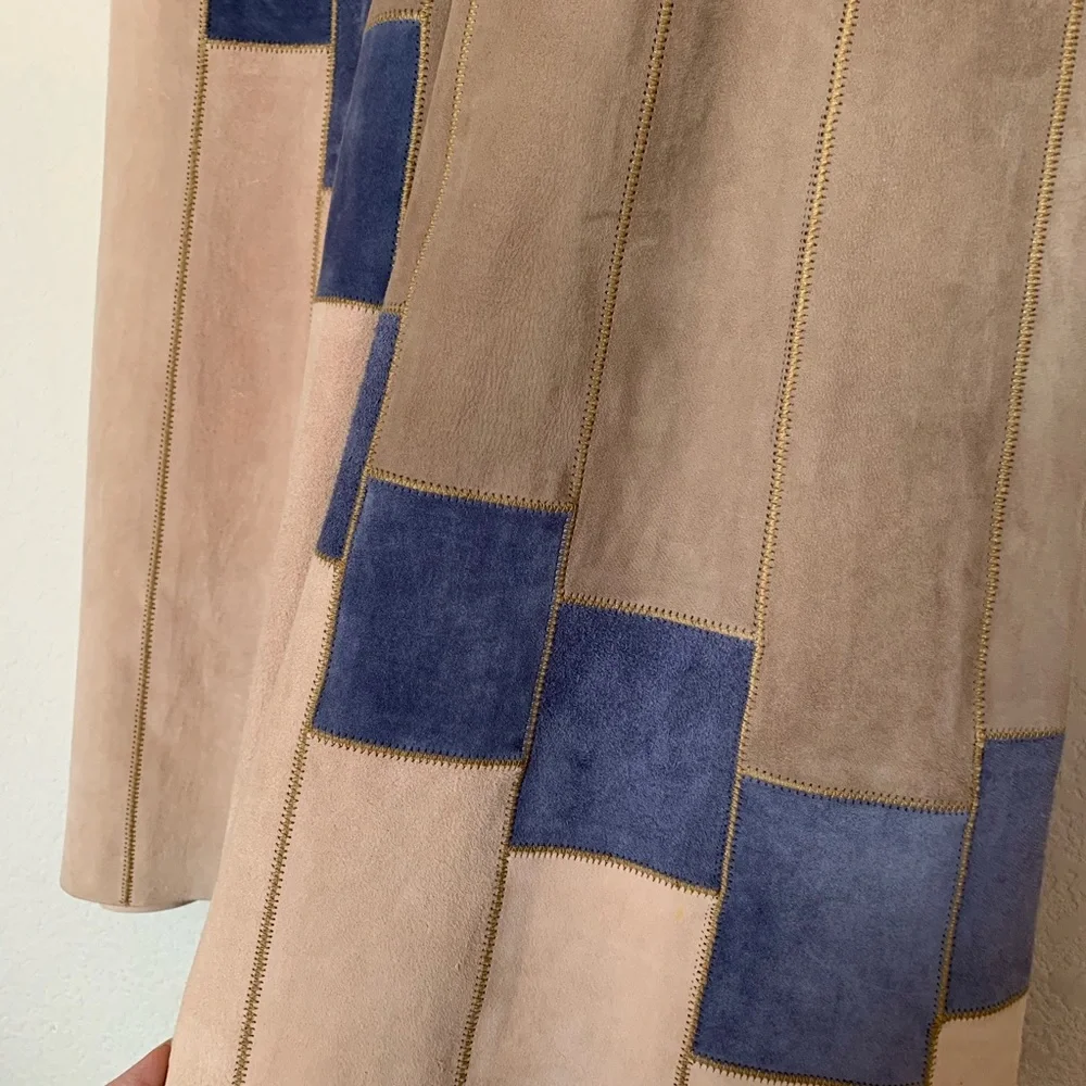 NWOT Tory Burch suede patch dress
